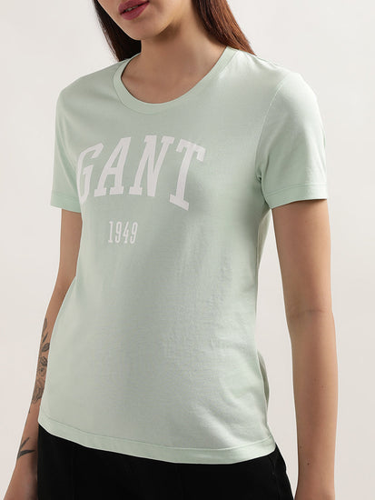 Gant Green Preppy Logo Regular Fit T-Shirt