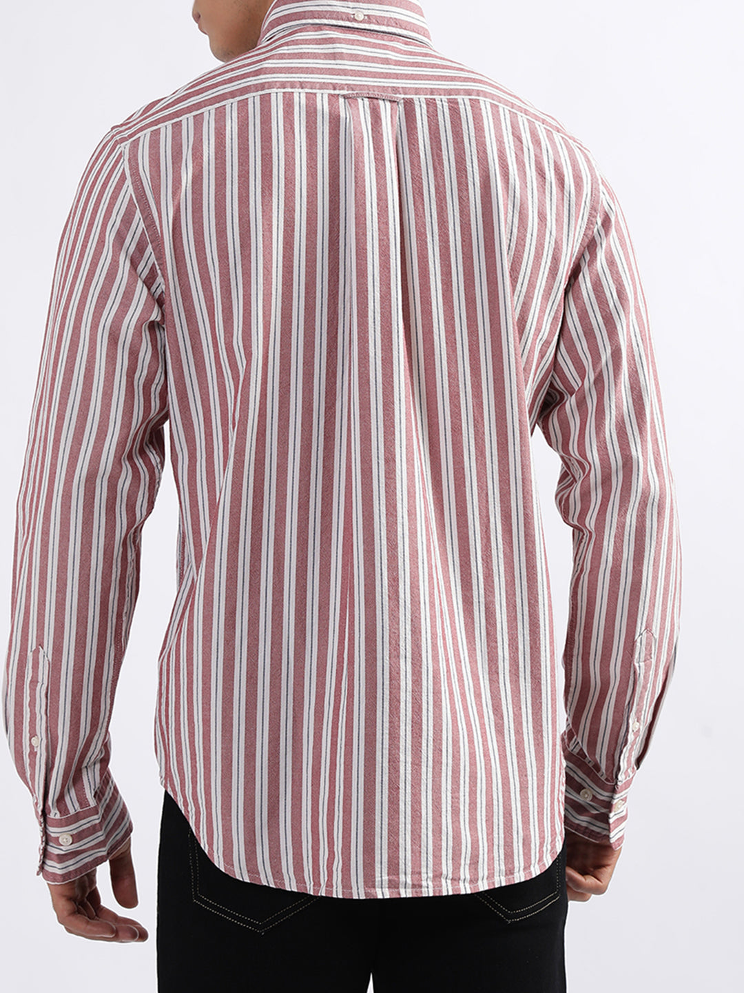 Gant Red Striped Regular Fit Shirt