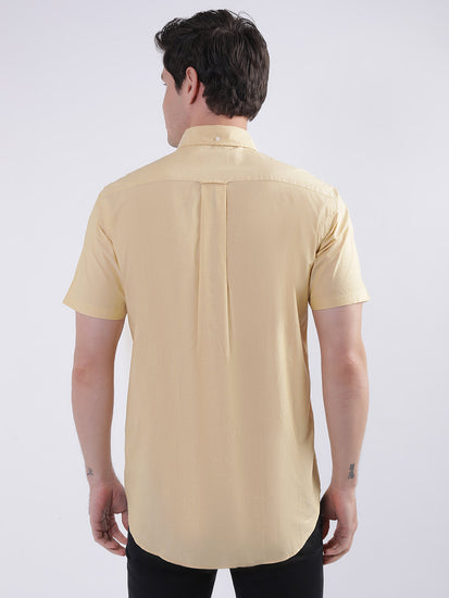 Gant Yellow Fashion Regular Fit Shirt