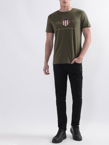 Gant Green Archive Shield Logo Regular Fit T-Shirt