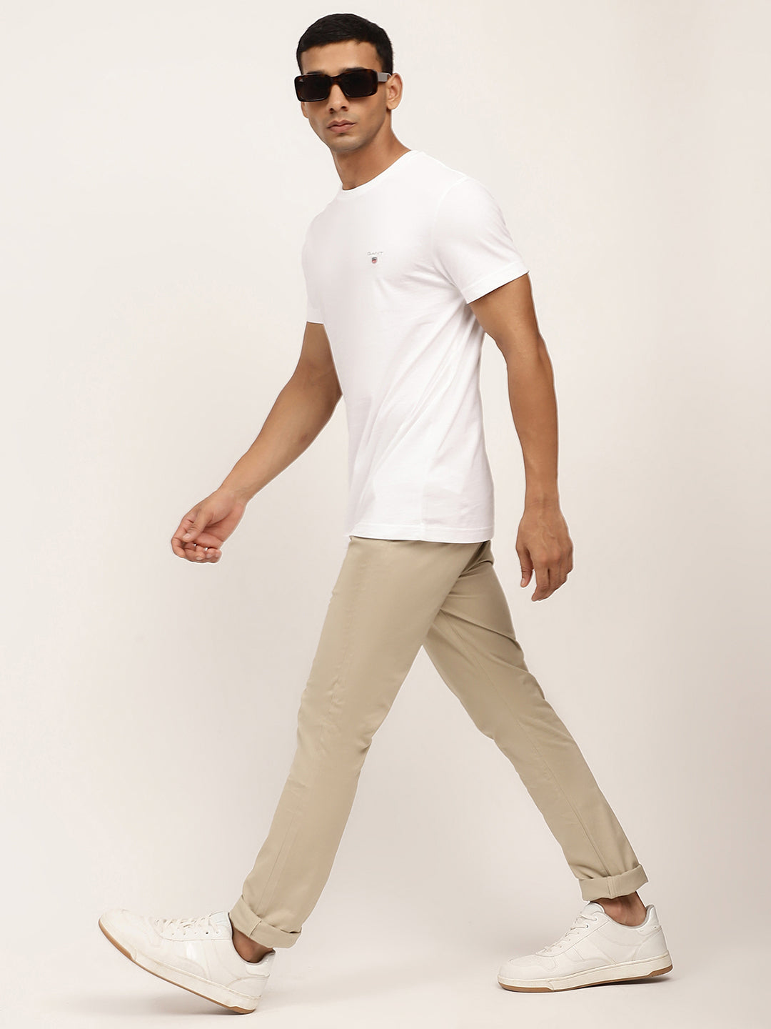 Gant White Regular Fit T-Shirt