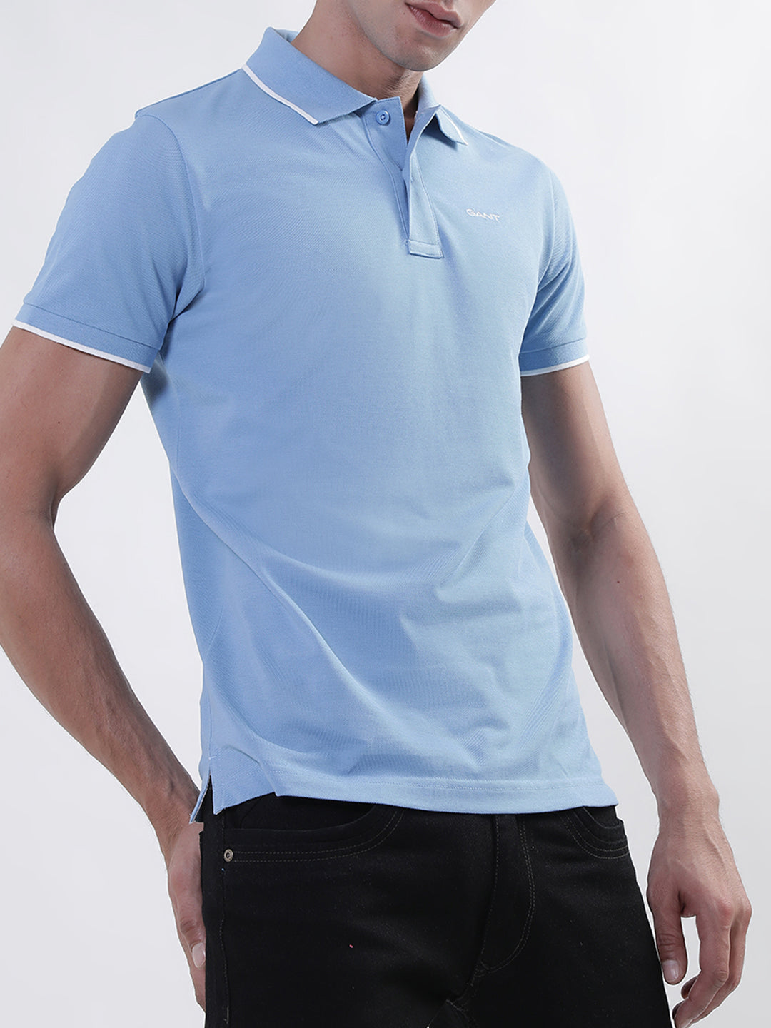 Gant Blue Regular Fit Polo T-Shirt