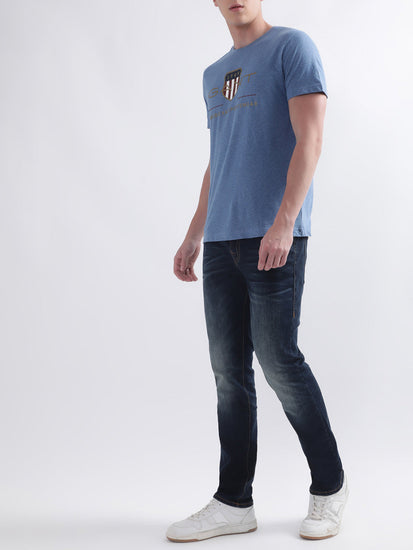 Gant Blue Archive Shield Logo Regular Fit T-Shirt