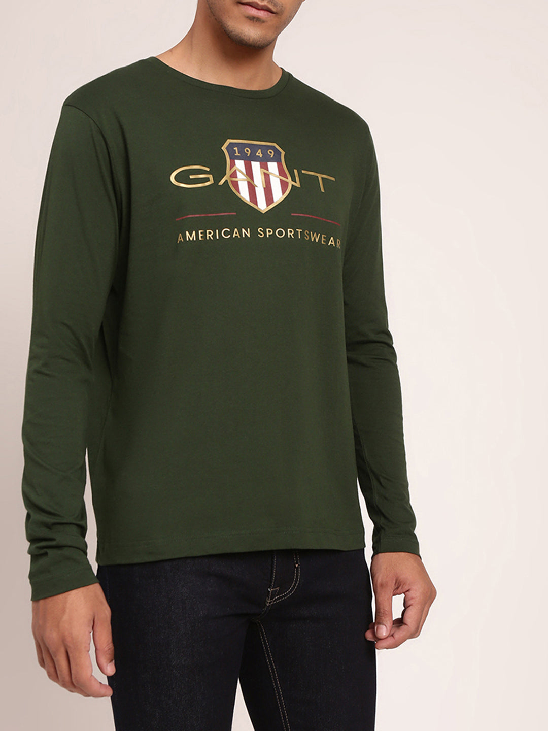 Gant Green Logo Regular Fit T-Shirt