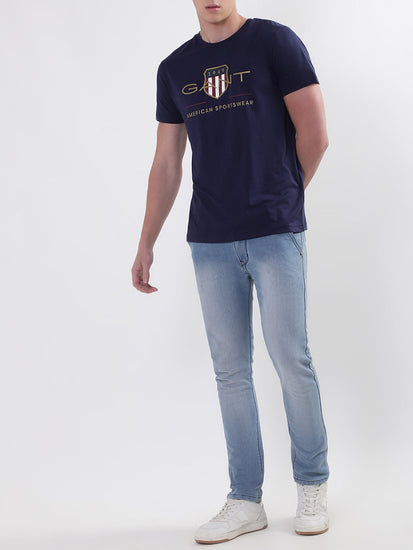 Gant Blue Archive Shield Logo Regular Fit T-Shirt