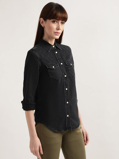 Gant Black Regular Fit Shirt