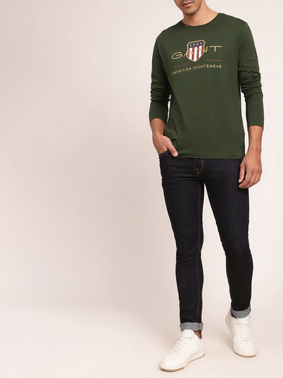 Gant Green Logo Regular Fit T-Shirt