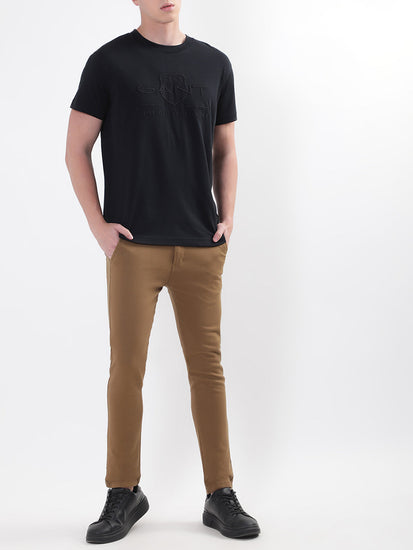 Gant Black Tonal Archive Shield Logo Regular Fit T-Shirt