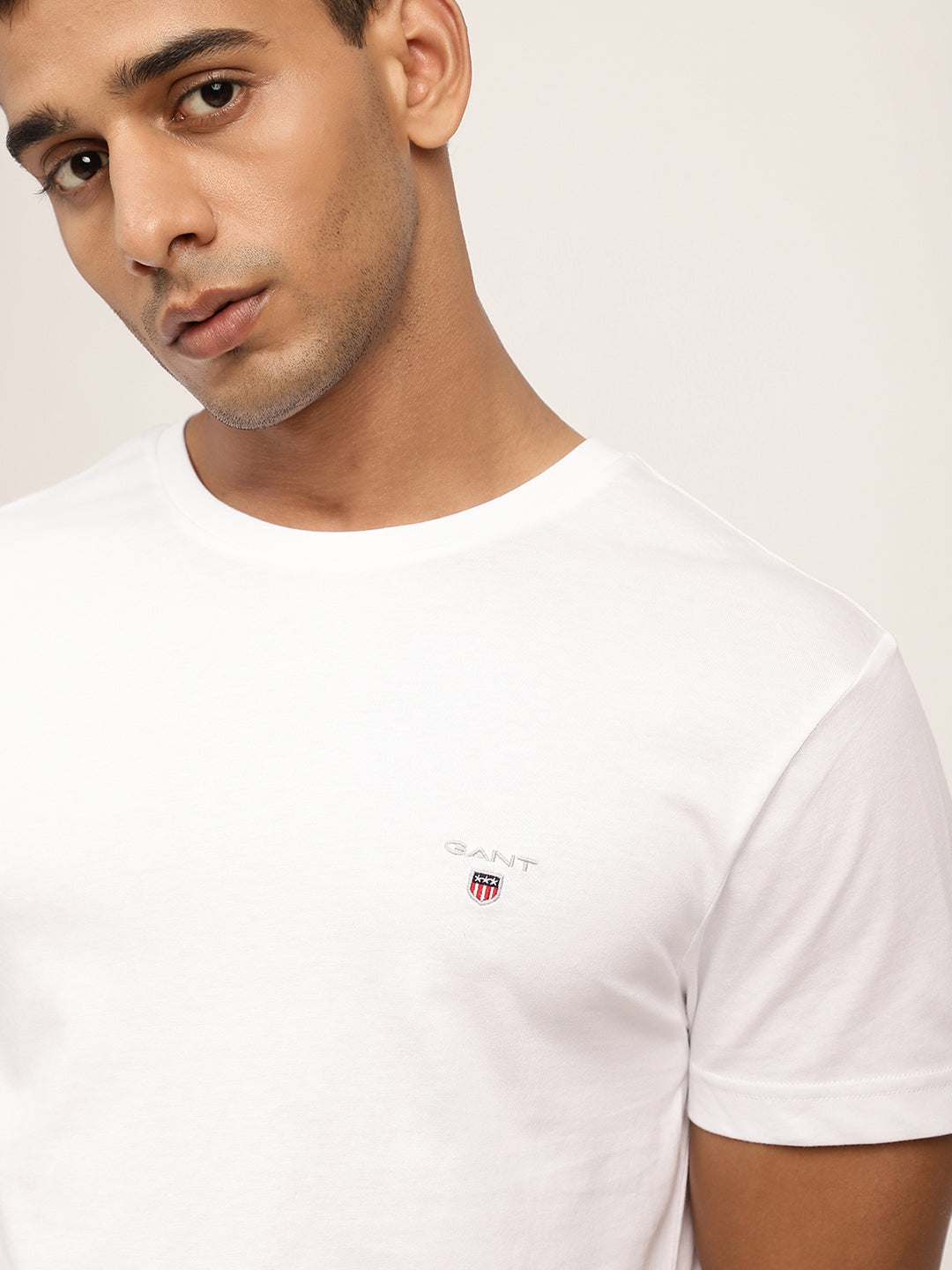 Gant White Regular Fit T-Shirt