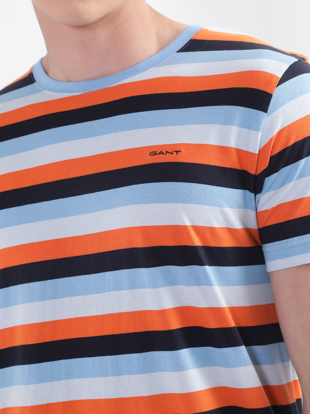 Gant Multi Striped Regular Fit T-Shirt