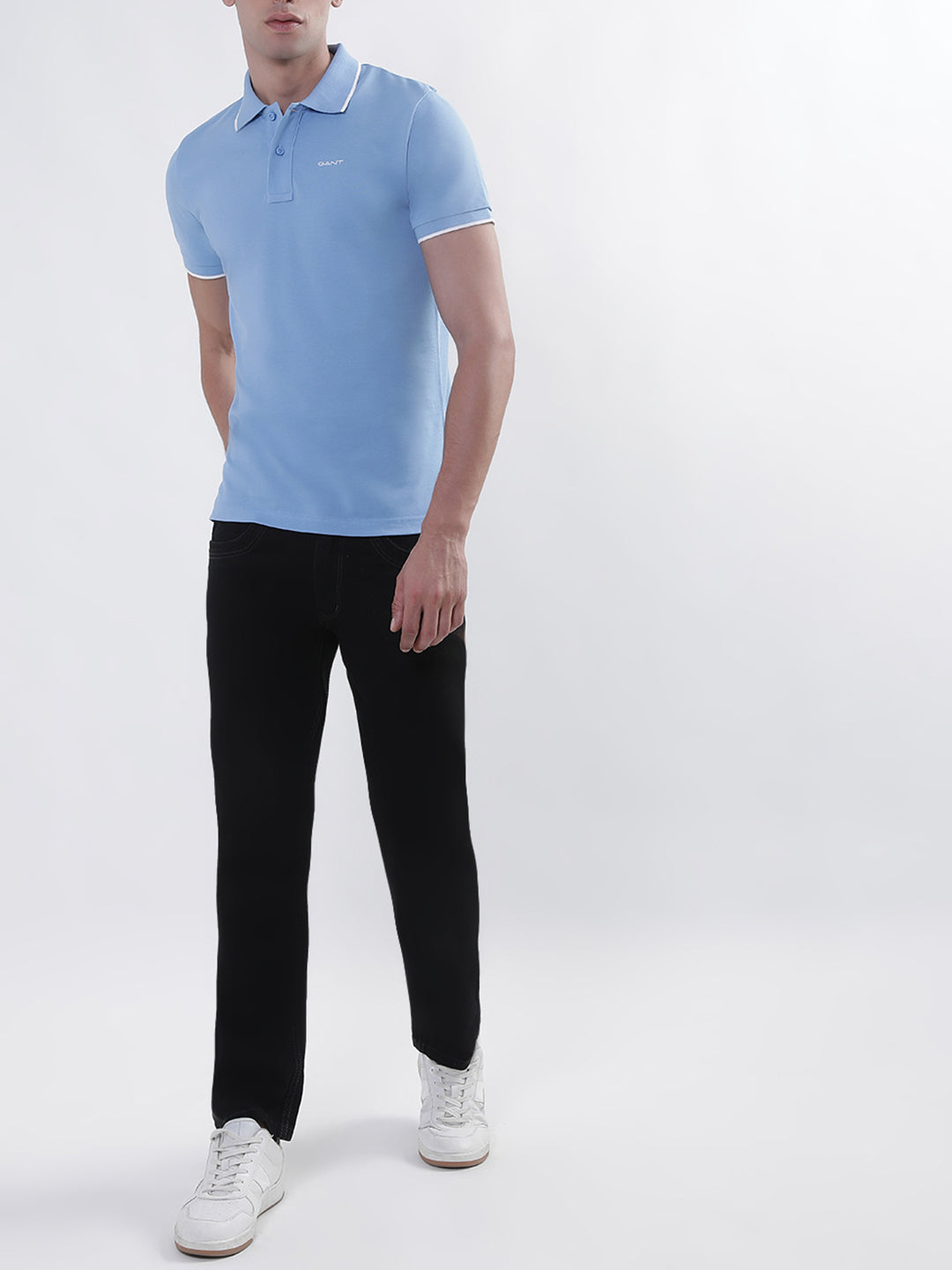 Gant Blue Regular Fit Polo T-Shirt