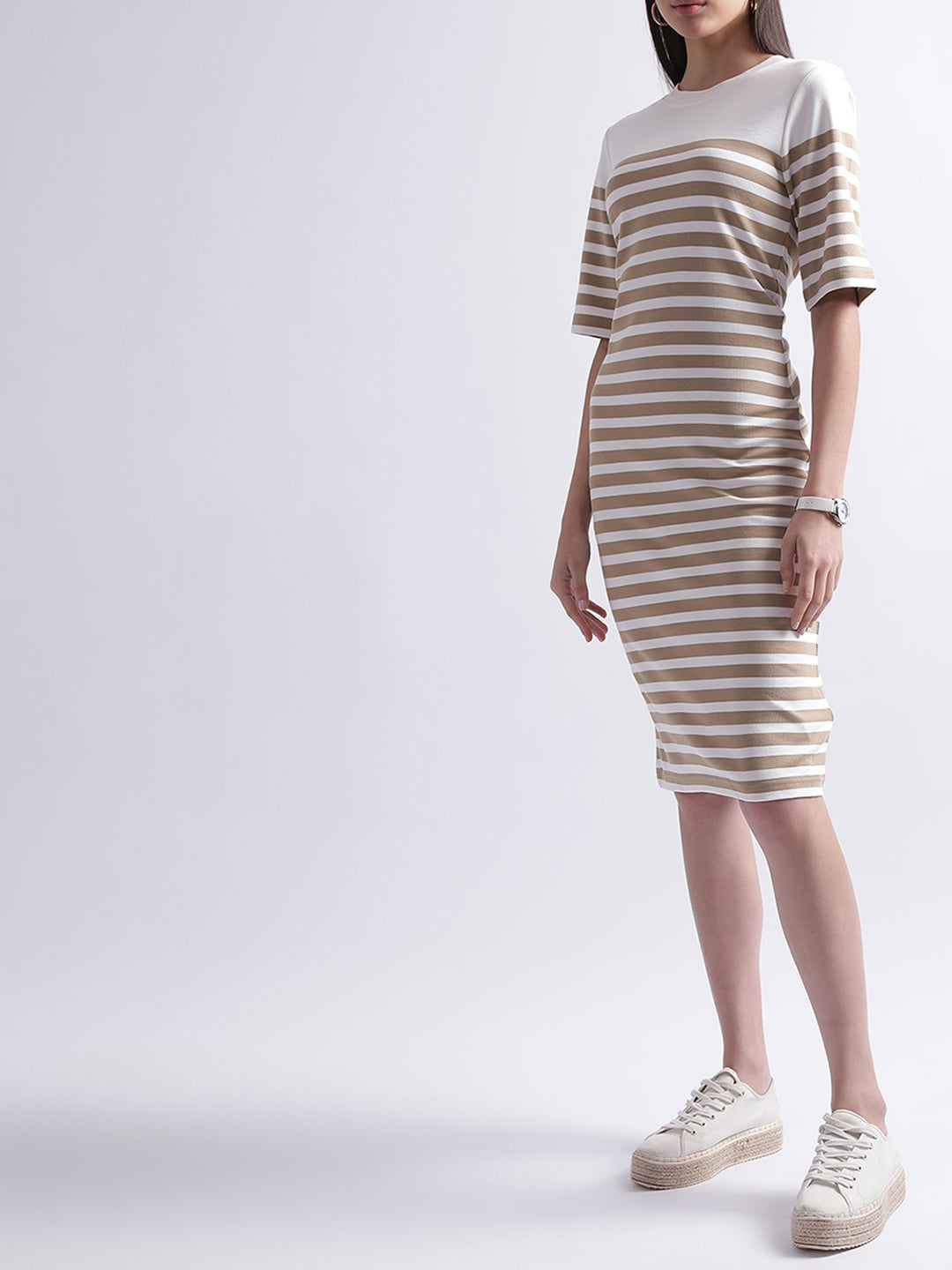 Gant Striped Short Sleeves T-shirt Dress