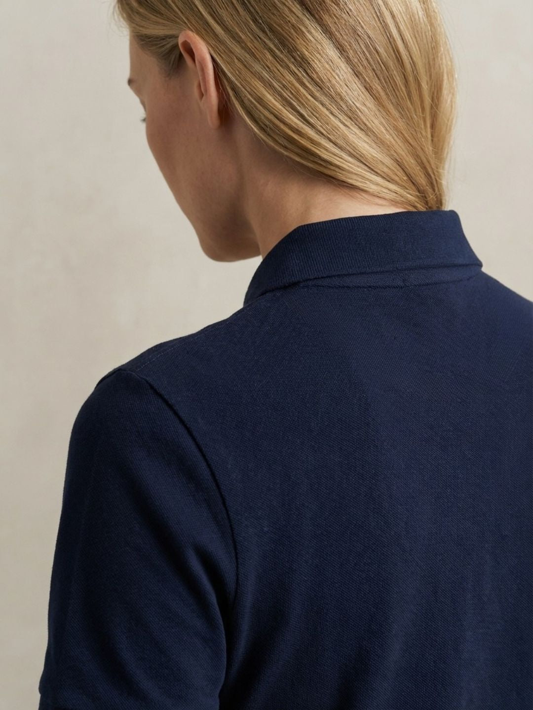 Gant Women Navy Blue Solid Stretchable Slim Fit Dress