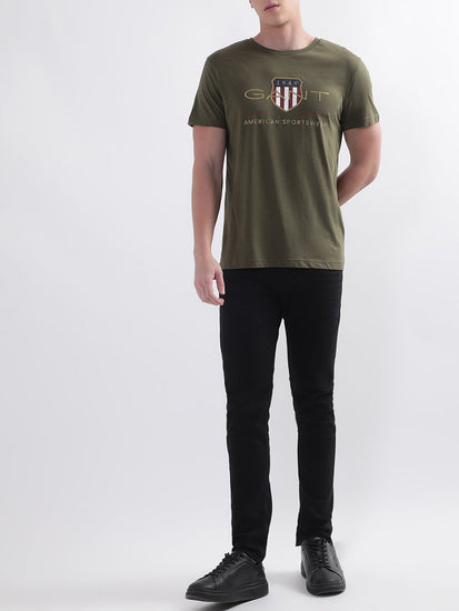 Gant Green Archive Shield Logo Regular Fit T-Shirt