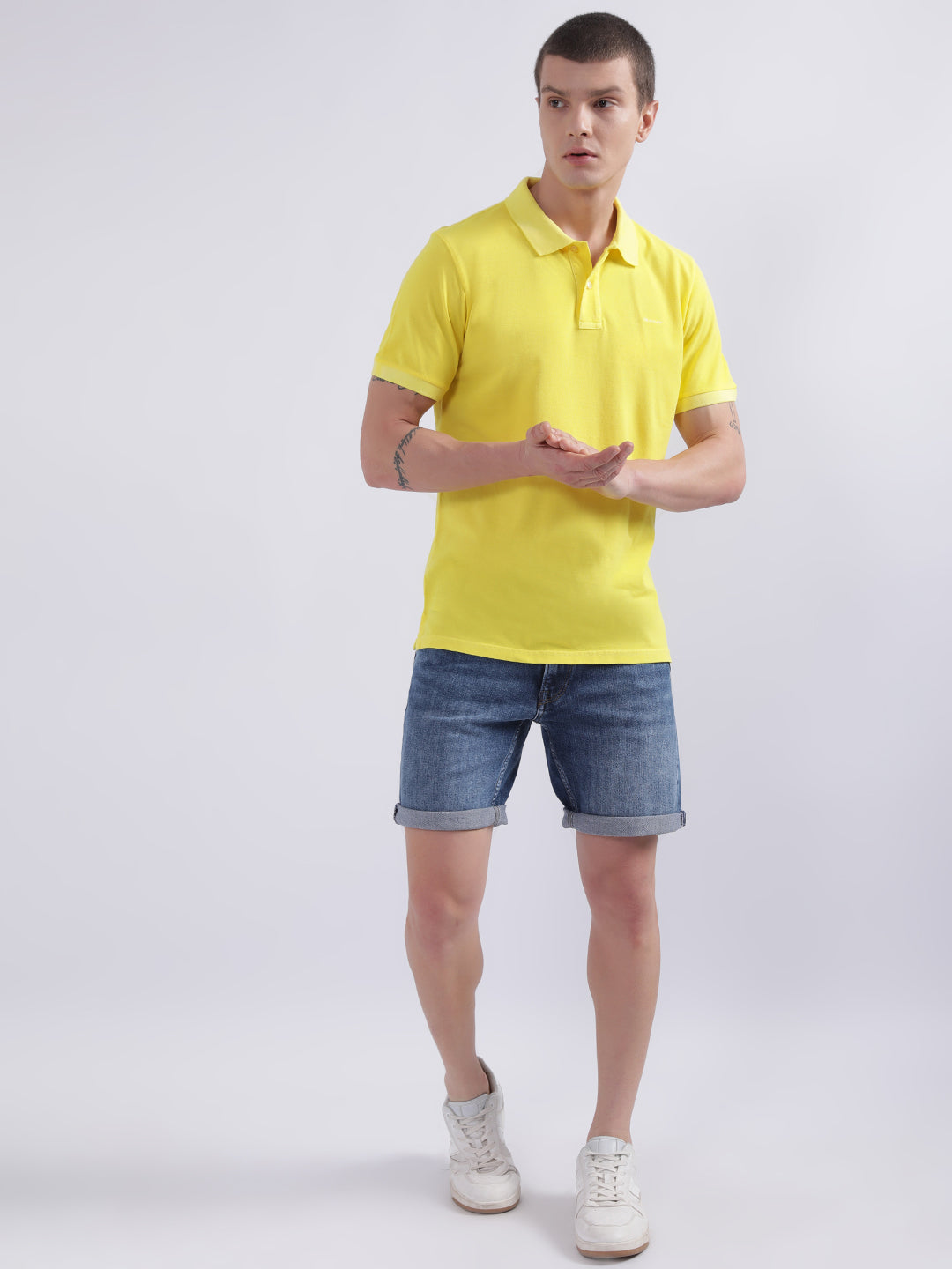 Gant Men Washed Regular Fit Denim Shorts