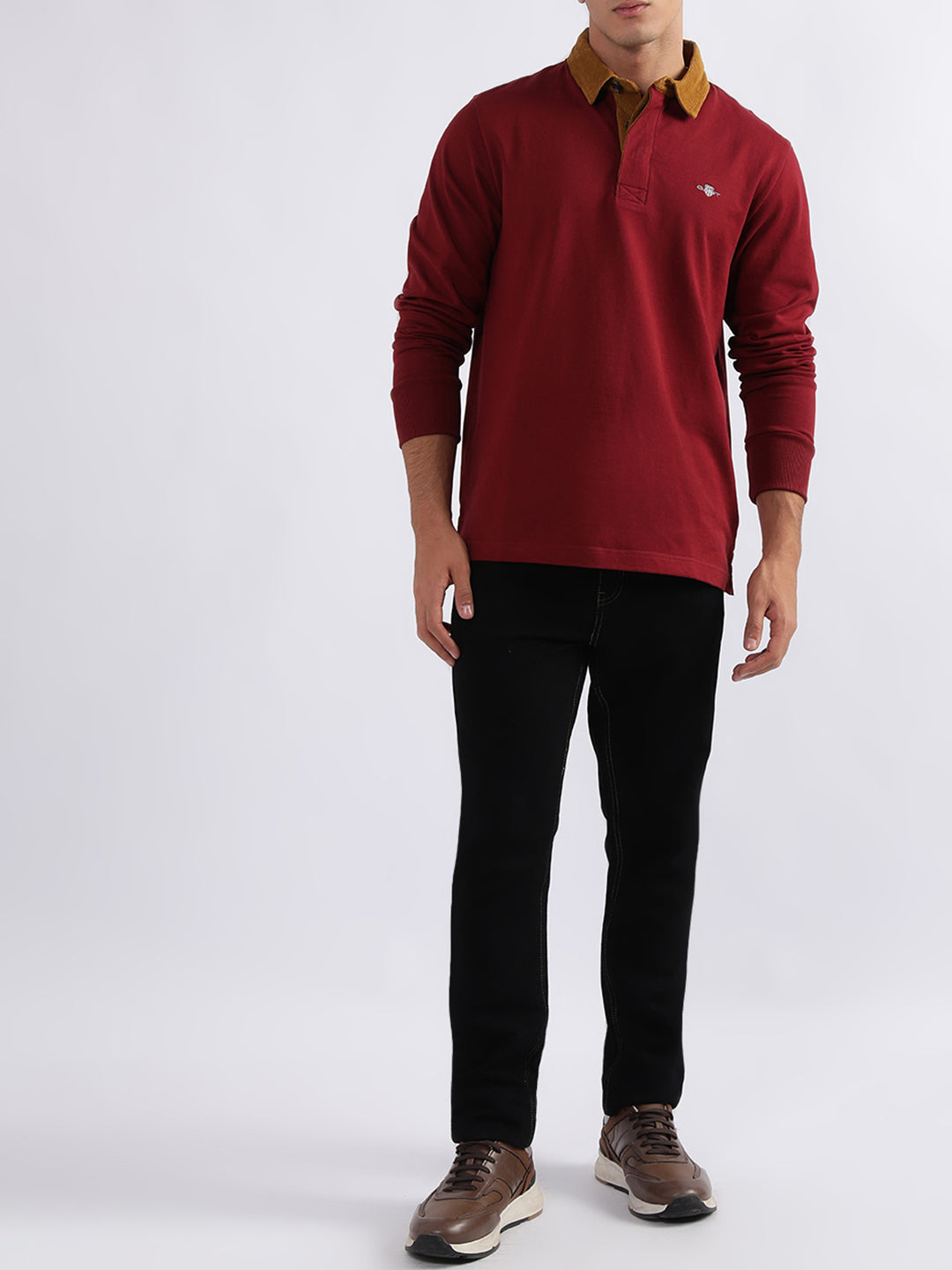 Gant Red Regular Fit Polo T-Shirt