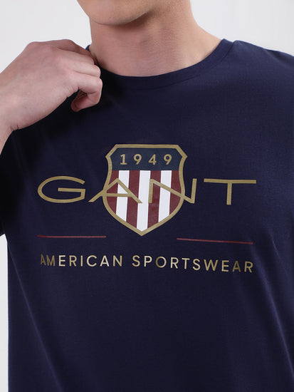 Gant Blue Archive Shield Logo Regular Fit T-Shirt