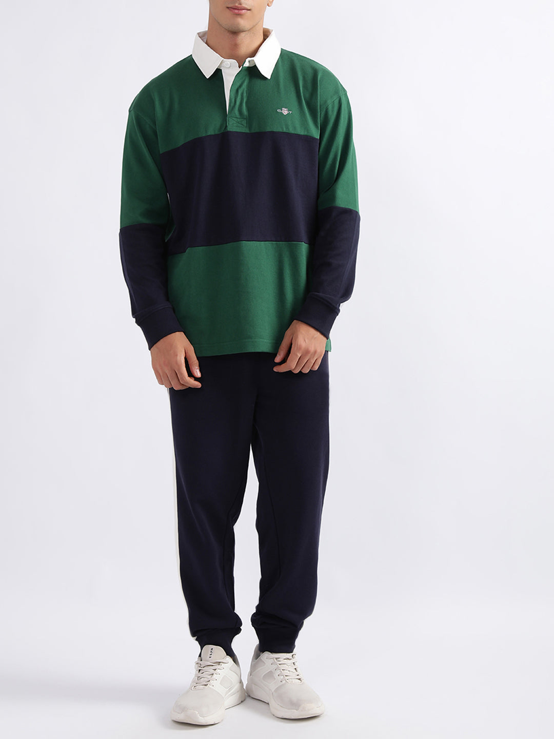 Gant Green & Blue Relaxed Fit Polo T-Shirt