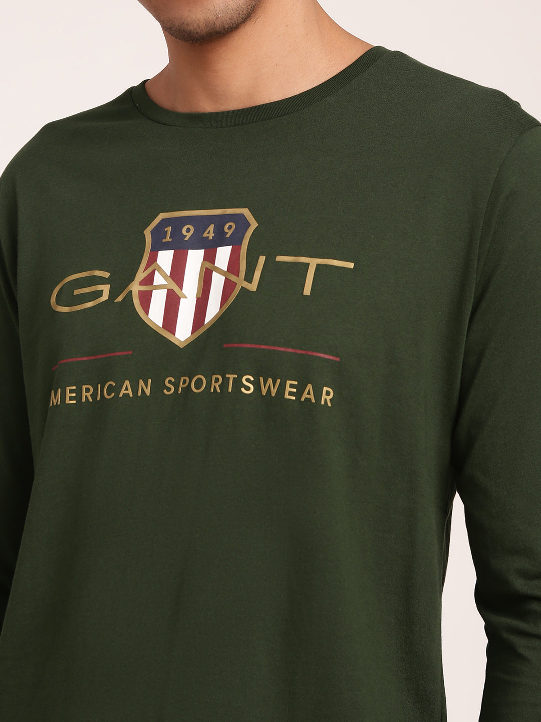 Gant Green Logo Regular Fit T-Shirt