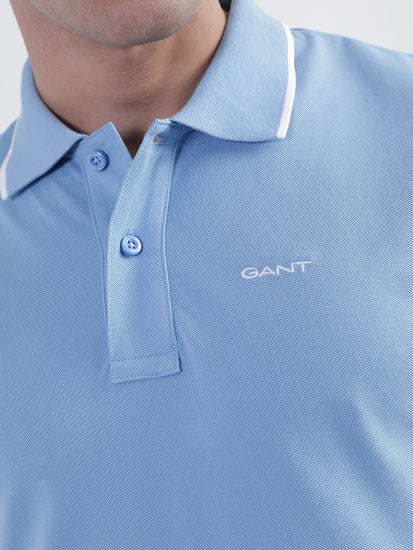 Gant Blue Regular Fit Polo T-Shirt