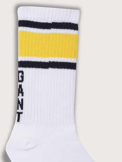 Gant Boys Pack Of 3 Patterned Calf Length Socks