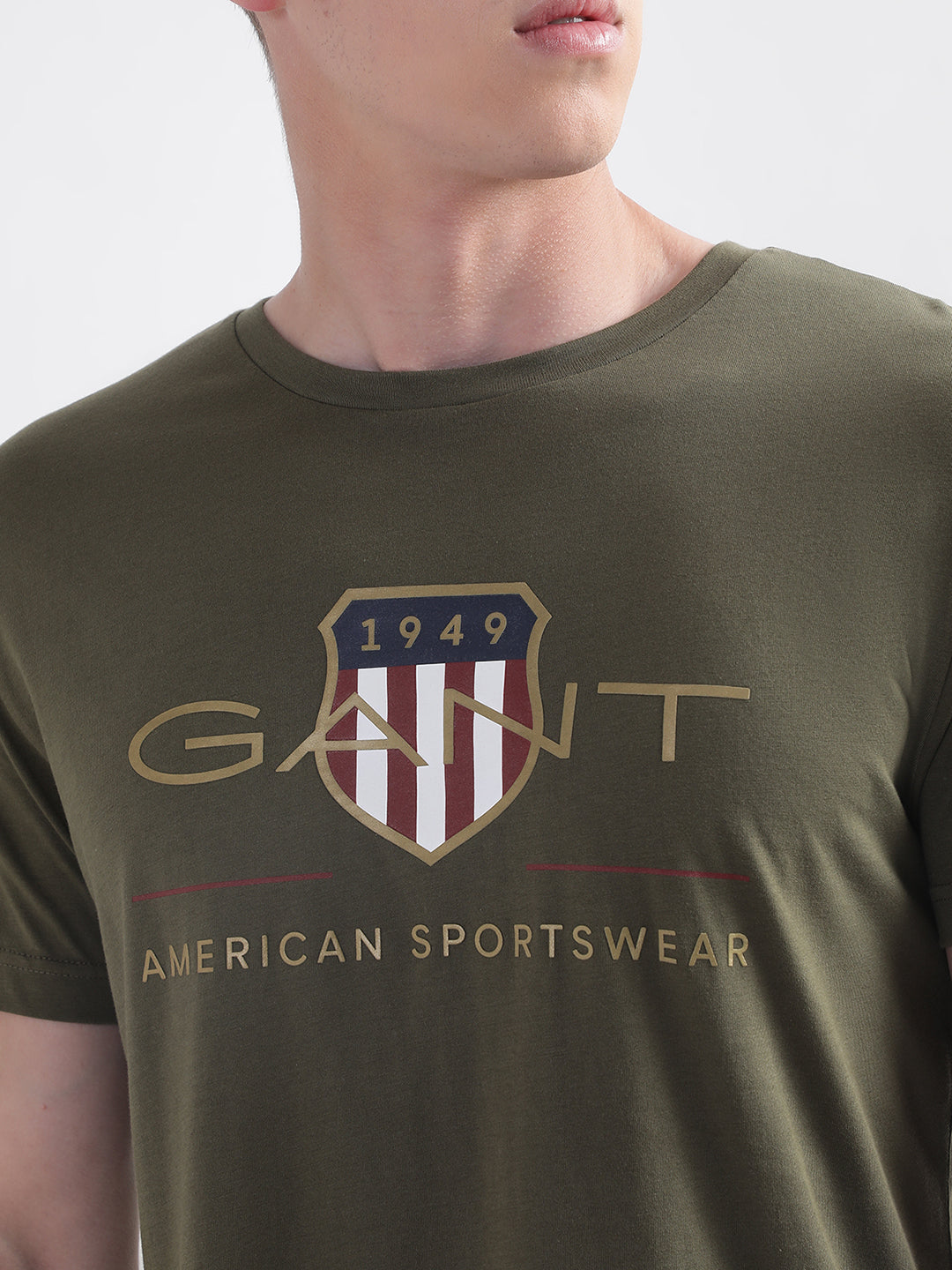 Gant Green Archive Shield Logo Regular Fit T-Shirt