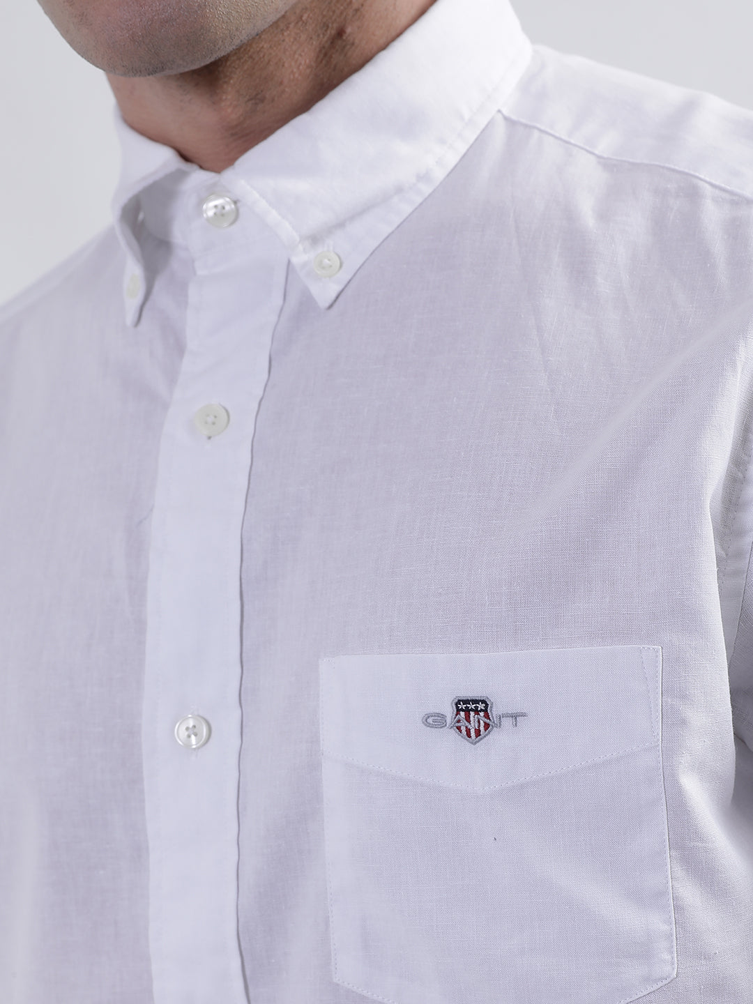 Gant White Regular Fit Shirt