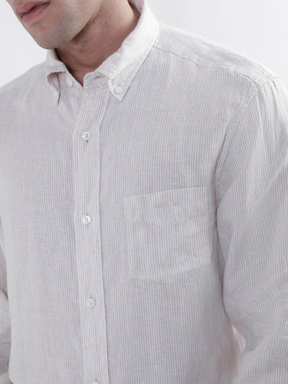 Gant Sand Striped Regular Fit Shirt