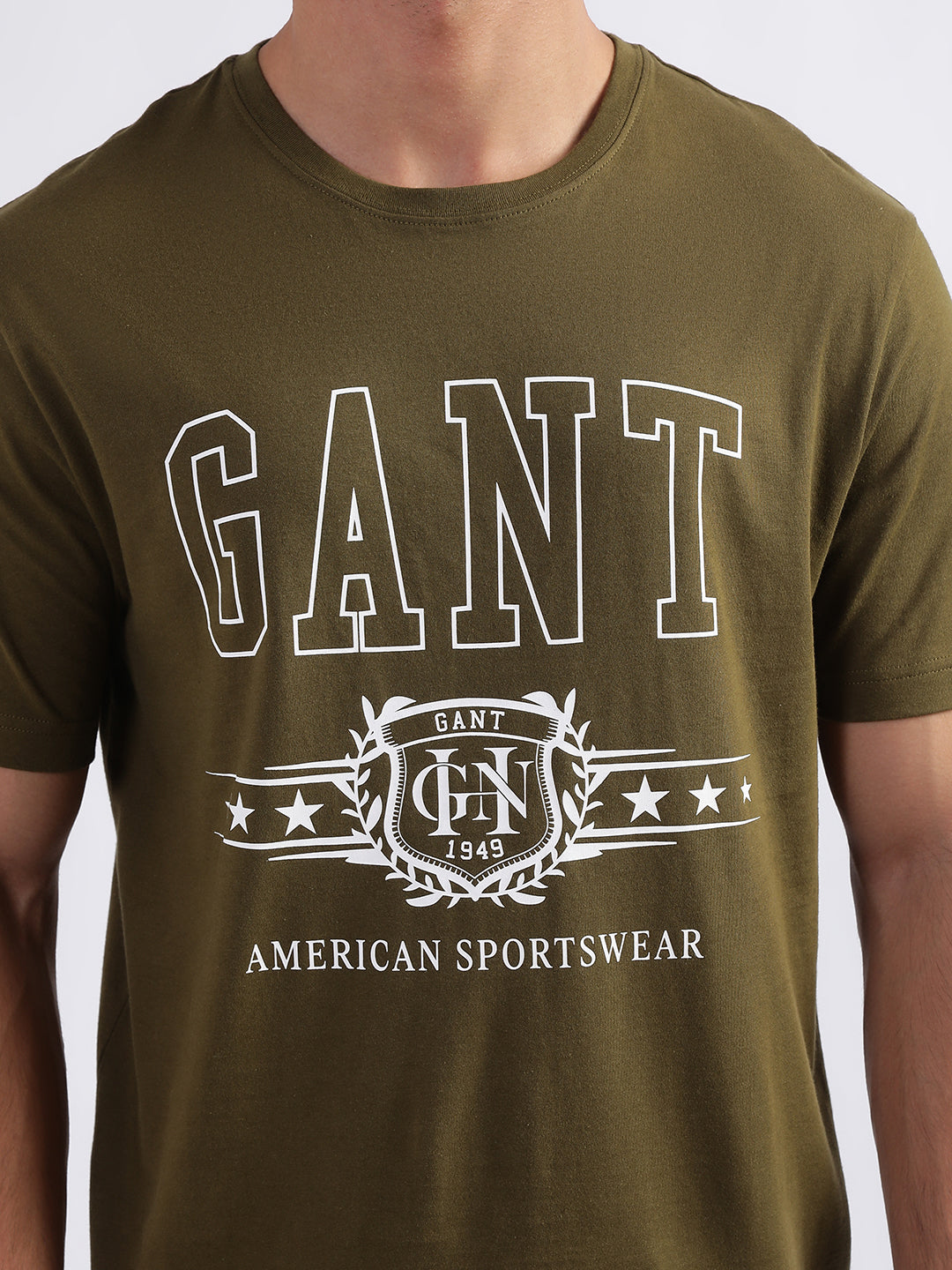 Gant Green Logo Regular Fit T-Shirt