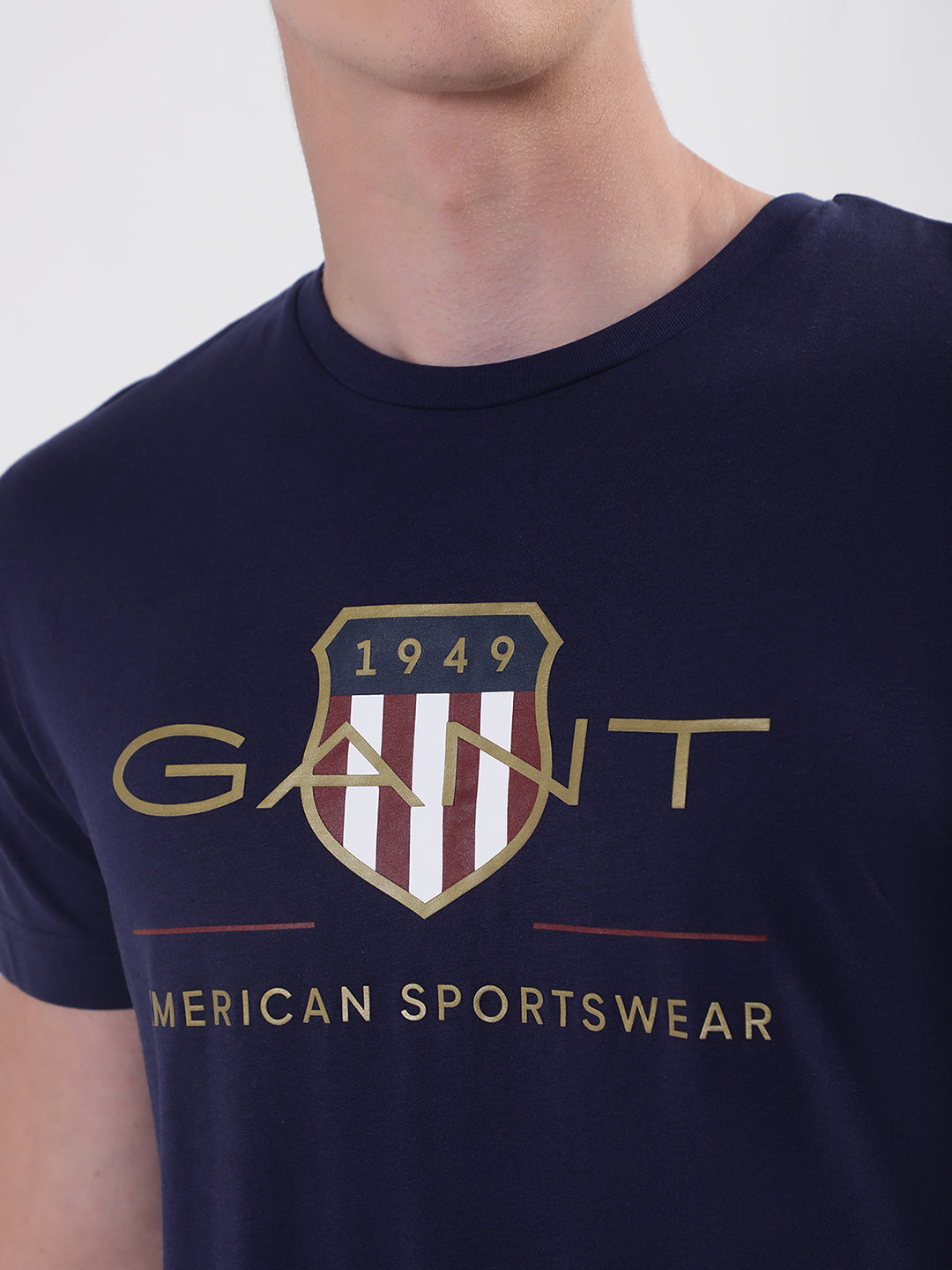 Gant Blue Archive Shield Logo Regular Fit T-Shirt