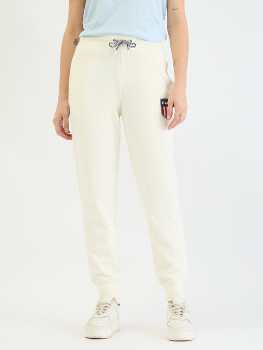 Gant Women Cream Regular Fit Sweatpant