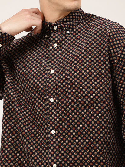 Gant Multi Printed Regular Fit Shirt