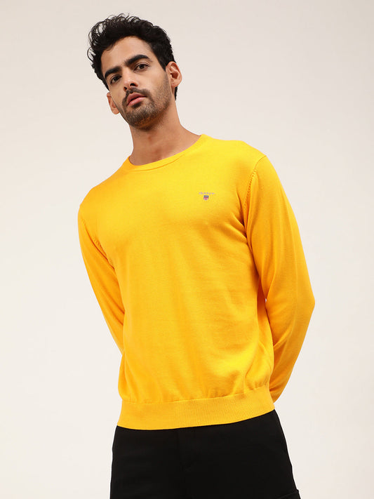 Gant Men Yellow Pullover