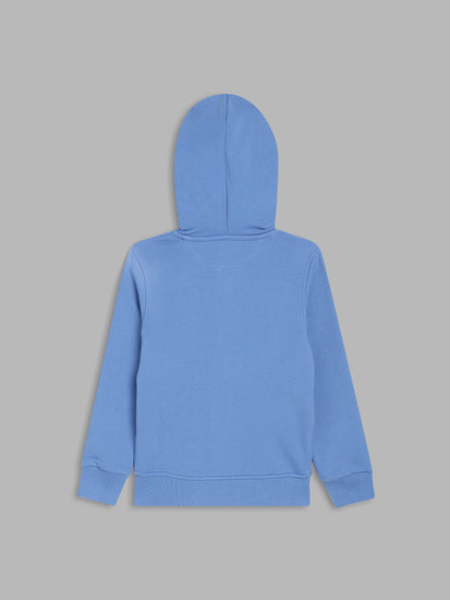 Gant Boys Typography Printed Hooded Pullover Sweatshirt