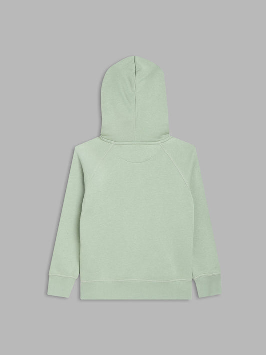 Gant Boys Brand Logo Printed Hooded Pullover Sweatshirt