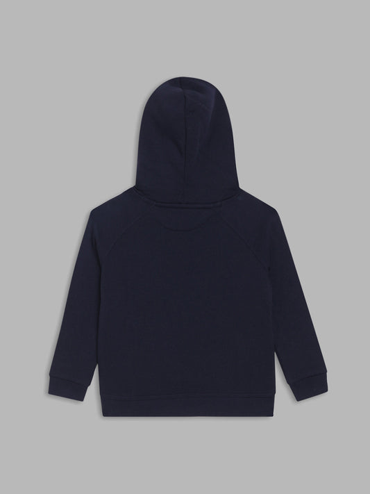 Gant Boys Brand Logo Printed Hooded Pullover Sweatshirt