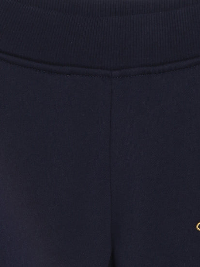 Gant Boys Navy Blue Solid Sweatpant