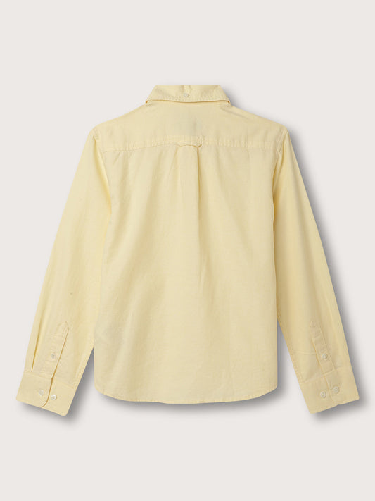 Gant Kids Yellow Regular Fit Shirt