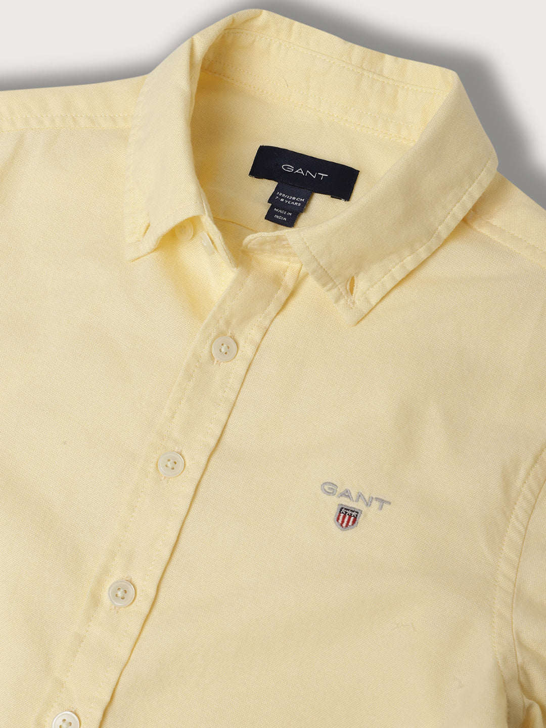 Gant Kids Yellow Regular Fit Shirt