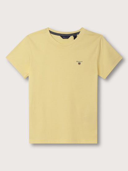 Gant Kids Yellow Regular Fit T-Shirt