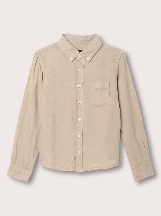 Gant Kids Beige Regular Fit Shirt