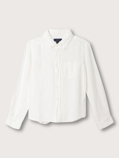 Gant Kids White Regular Fit Shirt