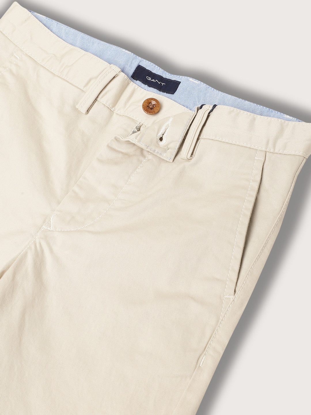 Gant Boys Beige Regular Fit Chinos Shorts