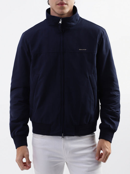 Gant Men Blue Solid Collar Jacket