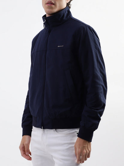 Gant Men Blue Solid Collar Jacket