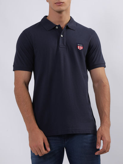 Gant Blue Regular Fit Polo T-Shirt