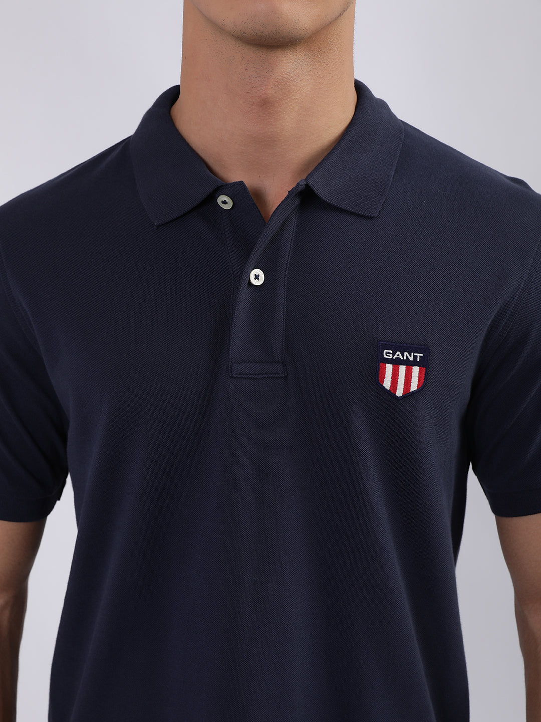 Gant Blue Regular Fit Polo T-Shirt