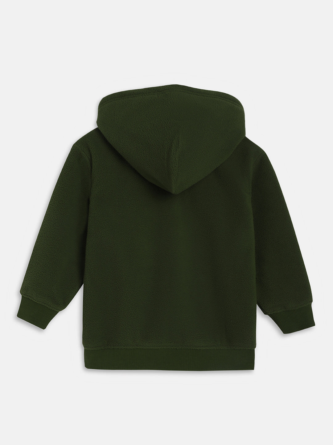 Gant Boys Olive Solid Hooded Sweatshirt