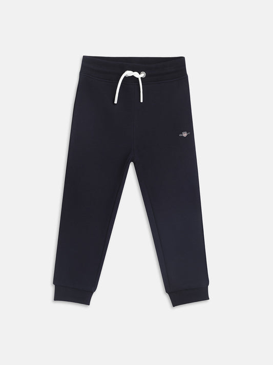 Gant Boys Blue Solid Regular Fit Sweatpant