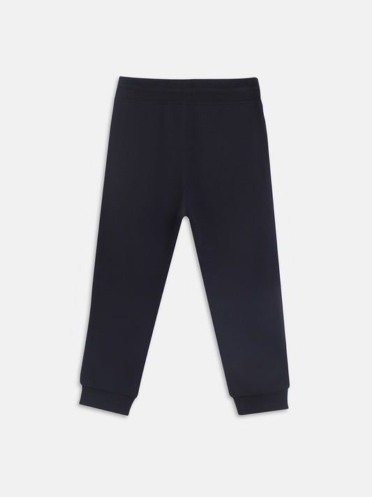 Gant Boys Blue Solid Regular Fit Sweatpant